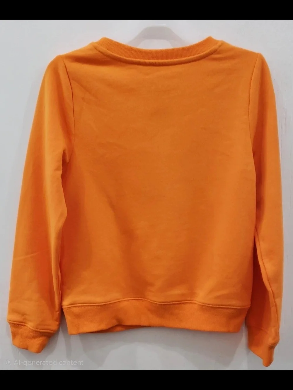 Kids Orange 'Broom Squad' Graphic Sweatshirt